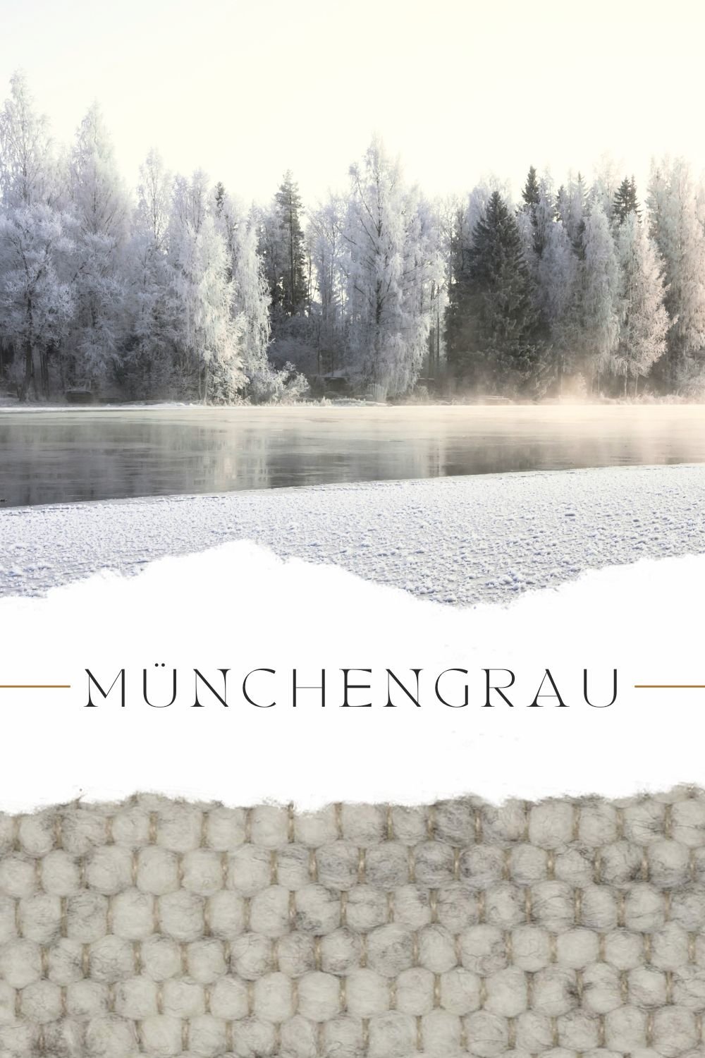 Wollteppich in München grau 