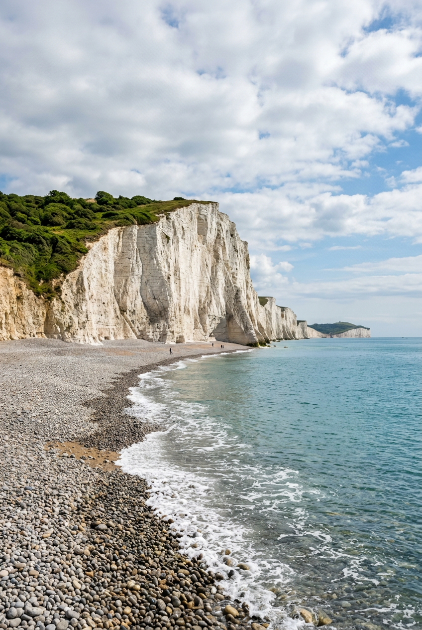 Kreidefelsen Strandbucht 