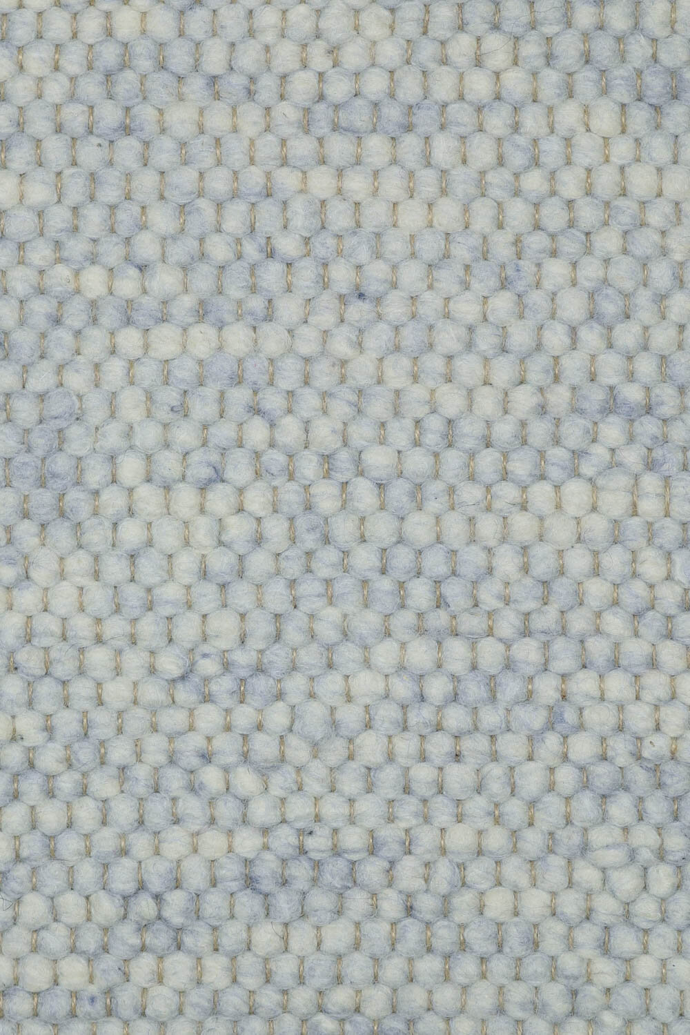 Wollteppichfarbe Taubenblau hell