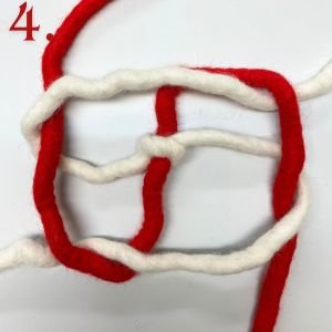 Kronenknoten Schritt 4
