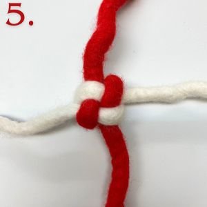 Kronenknoten Schritt 5