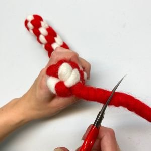 Enden einkürzen auf 5 cm