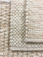 Schafwollteppich München Beige