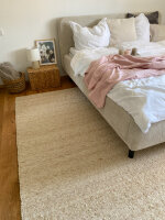 "verschiedenen Größen" Schafwollteppich München Beige