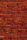 70 x 305 cm - Schafwollteppich Toskanarot dick in Standard-Bindung