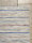 165 x 255 cm - Baumwollteppich mit Wollanteil Isarwelle Blau Rot Grau