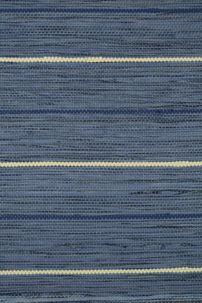 Baumwollteppich Strandhaus Tiefblau