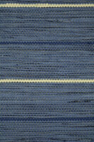 Baumwollteppich Strandhaus Tiefblau