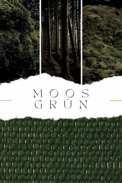 Schafwollteppich Moosgrün