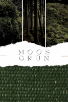Schafwollteppich Moosgrün