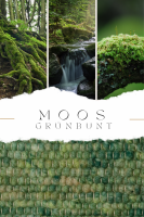 Schafwollteppich Moosgrün bunt