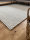 150 x 200 cm - Schafwolltteppich Sandgrau in dick Weite-Bindung