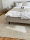 210 x 290 cm - Schafwolltteppich Gittermuster München beige mit Beige Grau