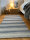 80 x 155 cm - Schafwolltteppich Vintage Blau in dick Standard-Bindung