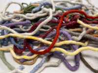 dünne kurze Abschnitte gemischte Filzschnüre